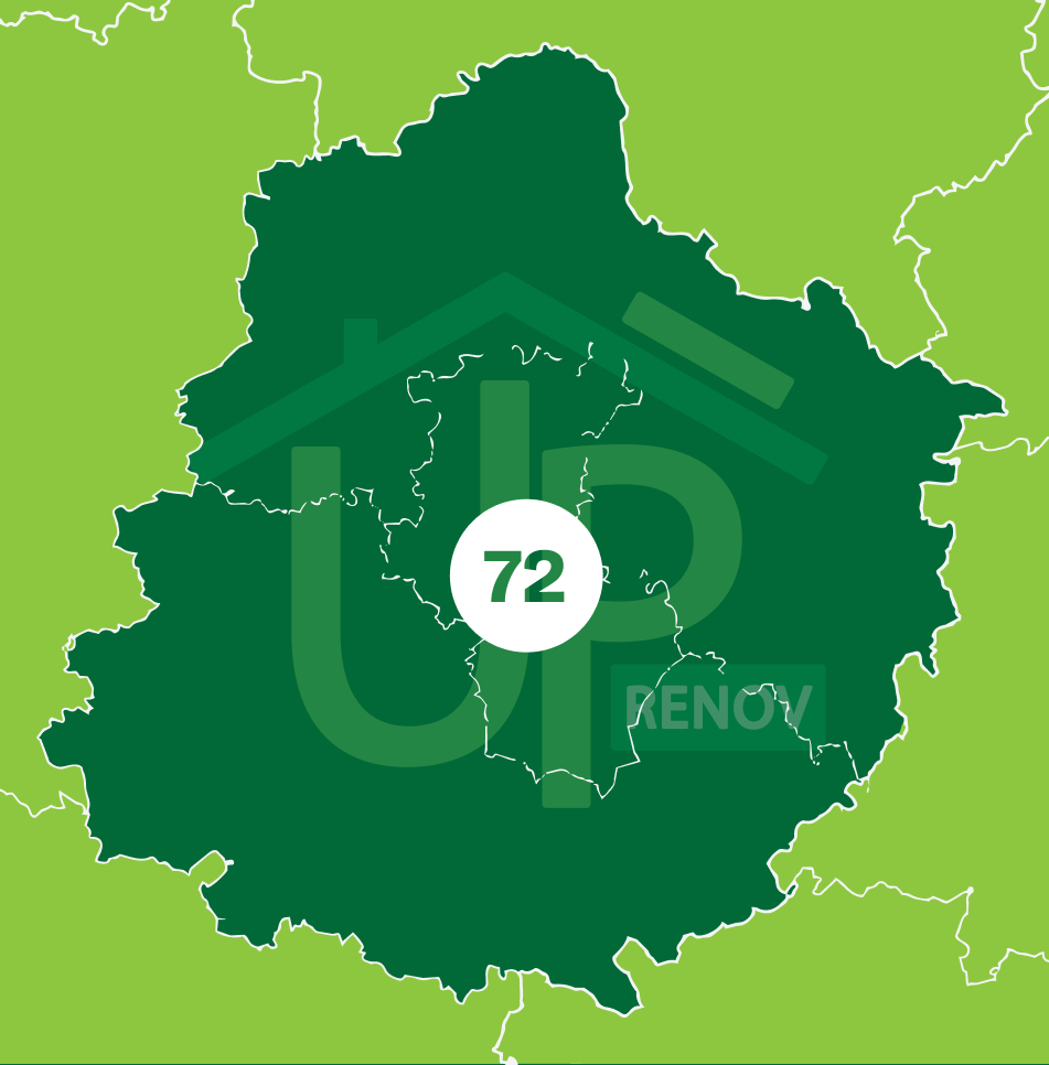 Zone d'intervention UpRenov72