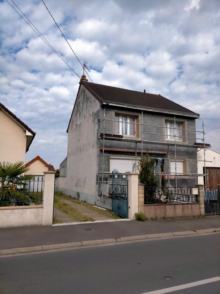 Ravalement de façade au Mans