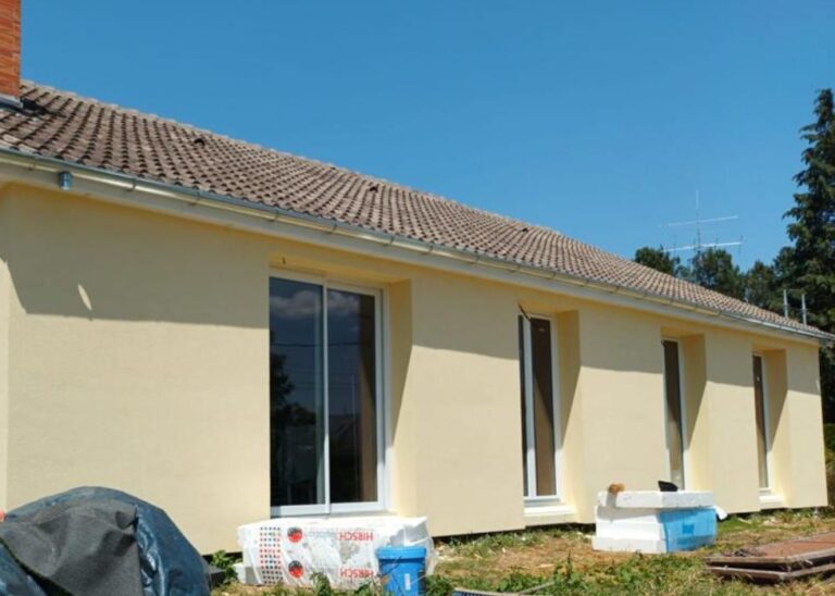 Après travaux - Isolation thermique par l’extérieur d’une maison