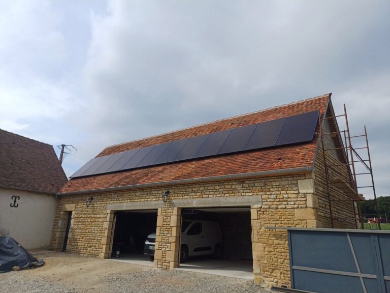 Après travaux - Installation de panneaux solaires en toiture